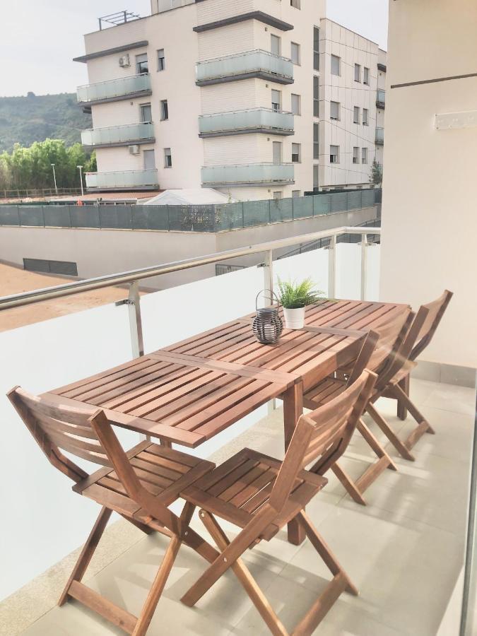 شقة Precioso Piso Monzon Terraza, Parking,Piscina,Zona De Juegos المظهر الخارجي الصورة