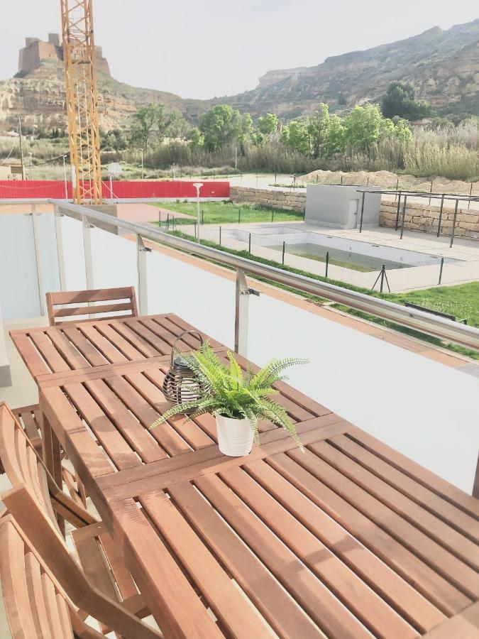 شقة Precioso Piso Monzon Terraza, Parking,Piscina,Zona De Juegos المظهر الخارجي الصورة
